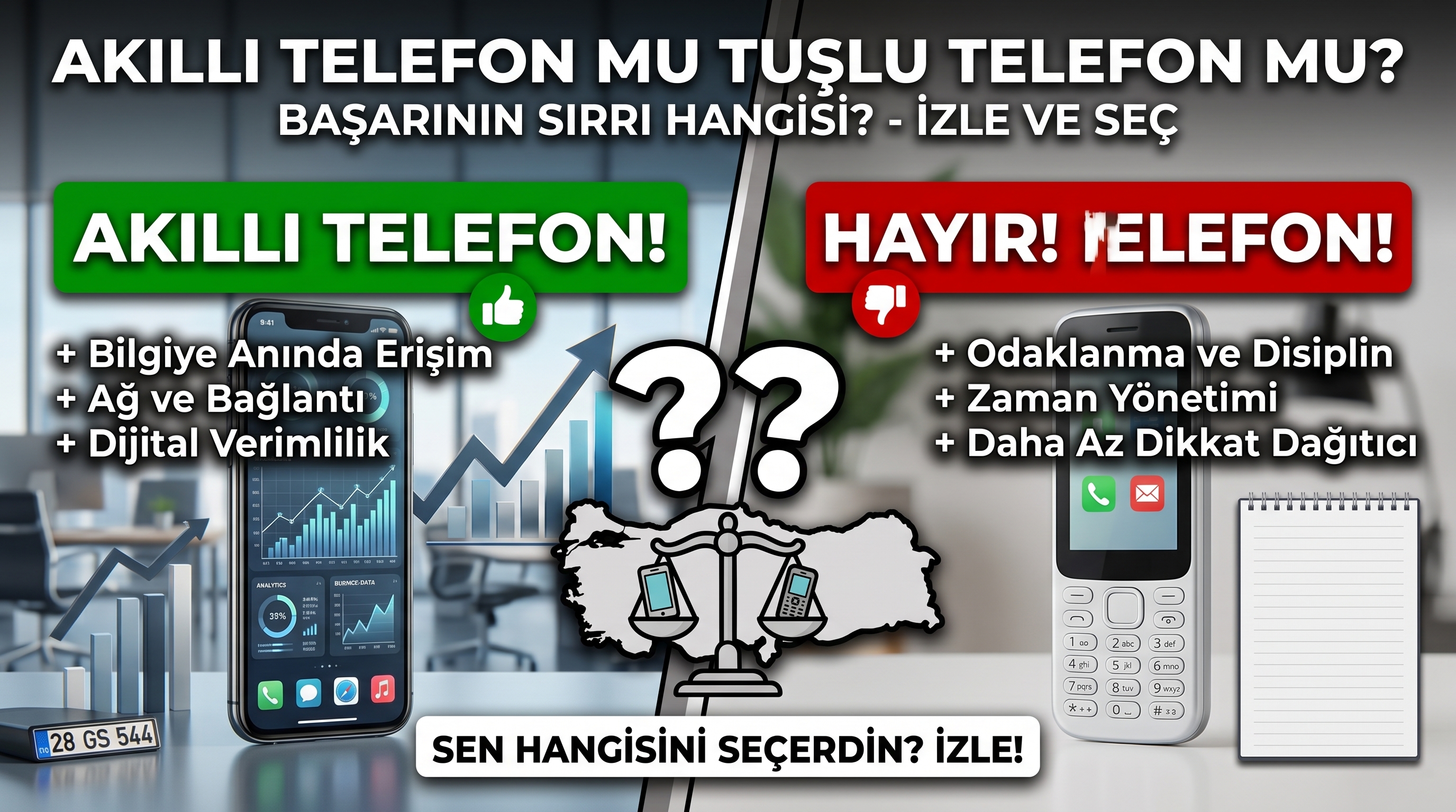 Akıllı Telefon mu Tuşlu Telefon mu? Başarının Sırrı Hangisi?